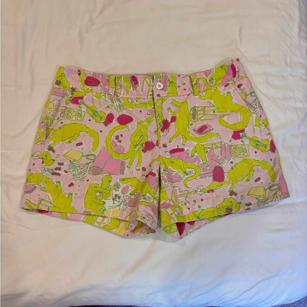 Vintage Lilly Pulitzer Shorts Frisky Business Size  8